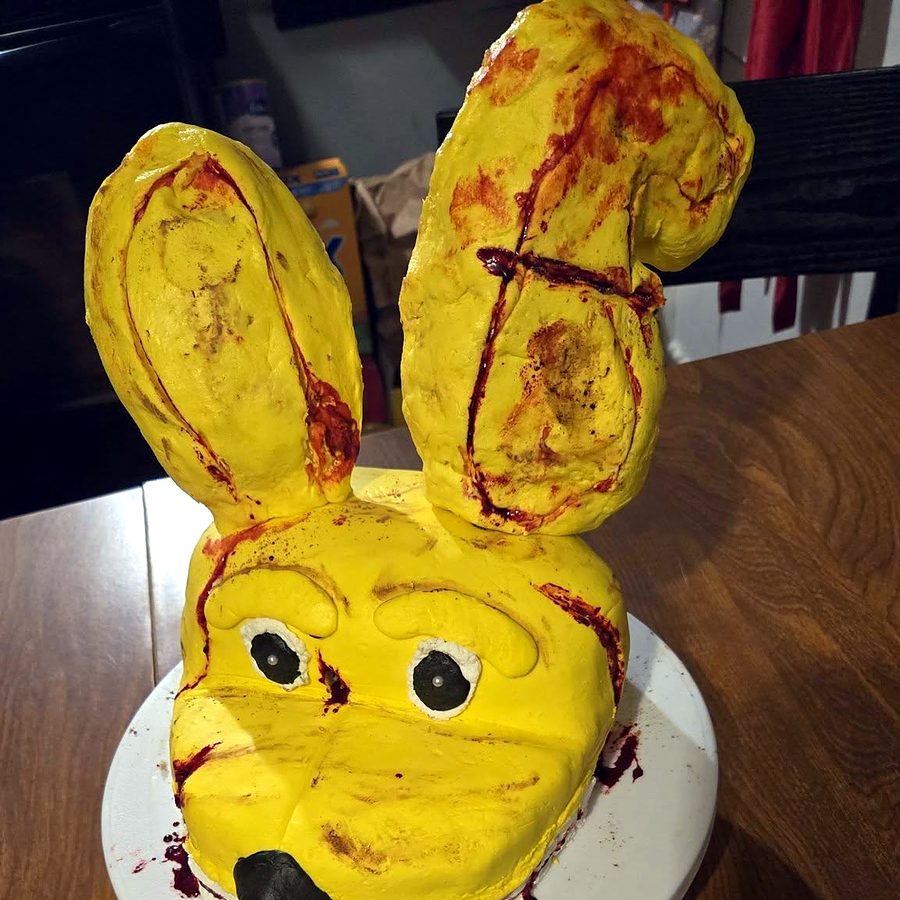 Yellow bunny cake by Joyeful Treats