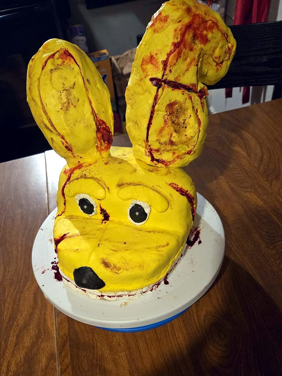 Yellow bunny cake by Joyeful Treats